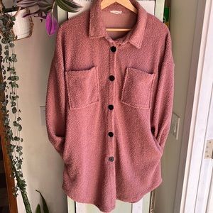 Mauve shacket